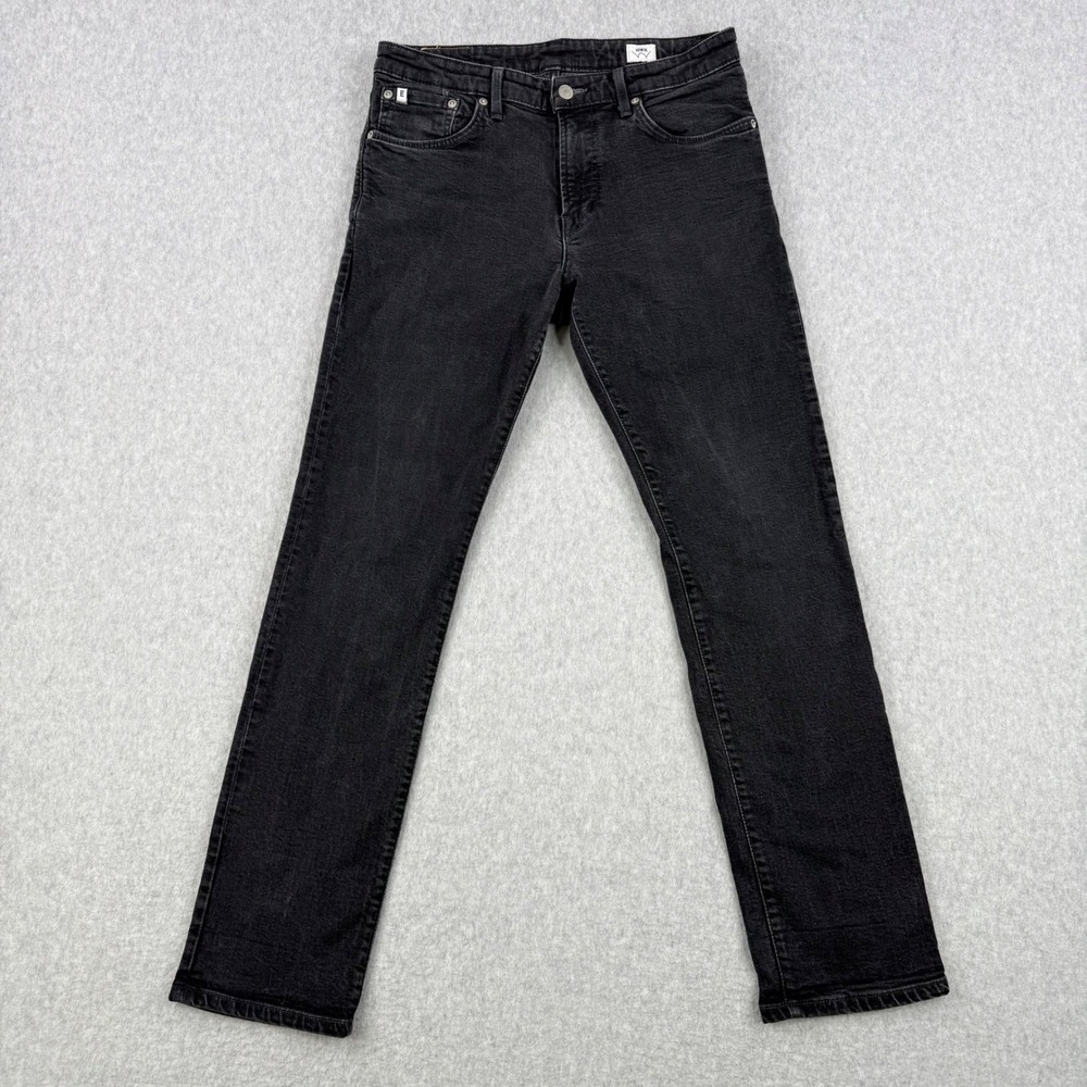 Edwin Jeans Mens 32x30 Black‎ ED03 Slim Tapered Japanese Denim Made In Japan